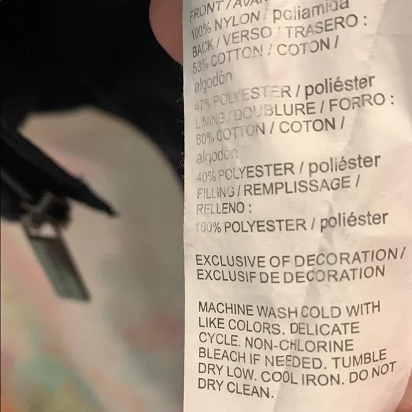 Perry Ellis Blue Quilted Sleeveless Vest - Picture 4 of 10